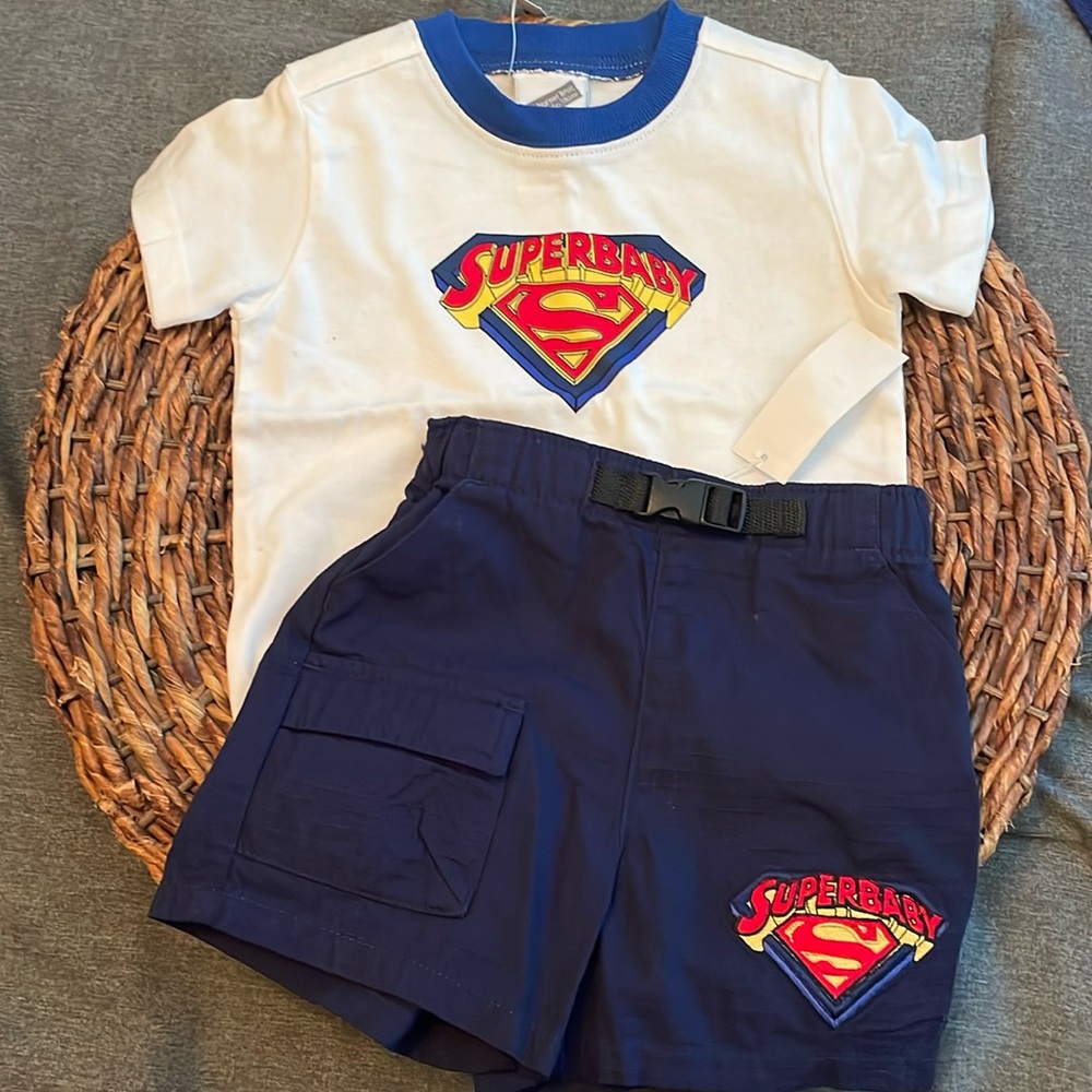 Super Baby T-Shirt & Shorts Set